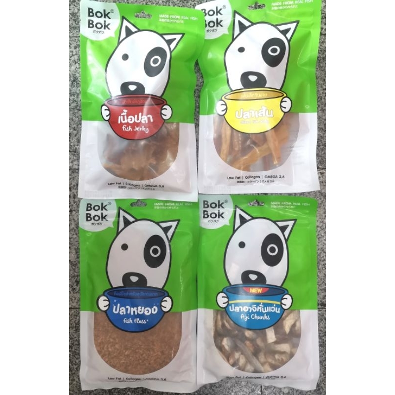 ขนมสุนัข➖ผลิตจากเนื้อปลาแท้ 💯%🟢บำรุง​ขน​และผิวหนัง/ลดอาการแพ้ทางผิวหนัง/ไขมันต่ำ🟢 (150 กรัม/ถุง)