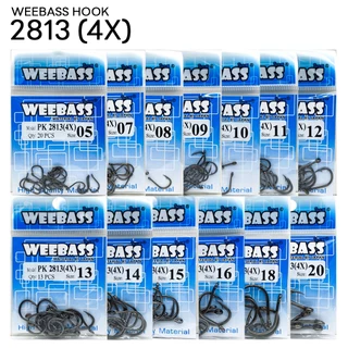 WEEBASS ตาเบ็ด - รุ่น PK 2813(4X) แบบซอง ตัวเบ็ด เบ็ดตกปลา