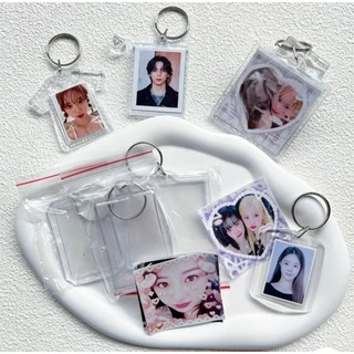 พร้อมส่งจากไทย!!! พวงกุญแจกรอบรูปอะคริลิค งาน DIY ใส่รูปได้ งานสวยลายน่ารัก *ทางร้านไม่มีบริการปริ้นรูปค่ะ
