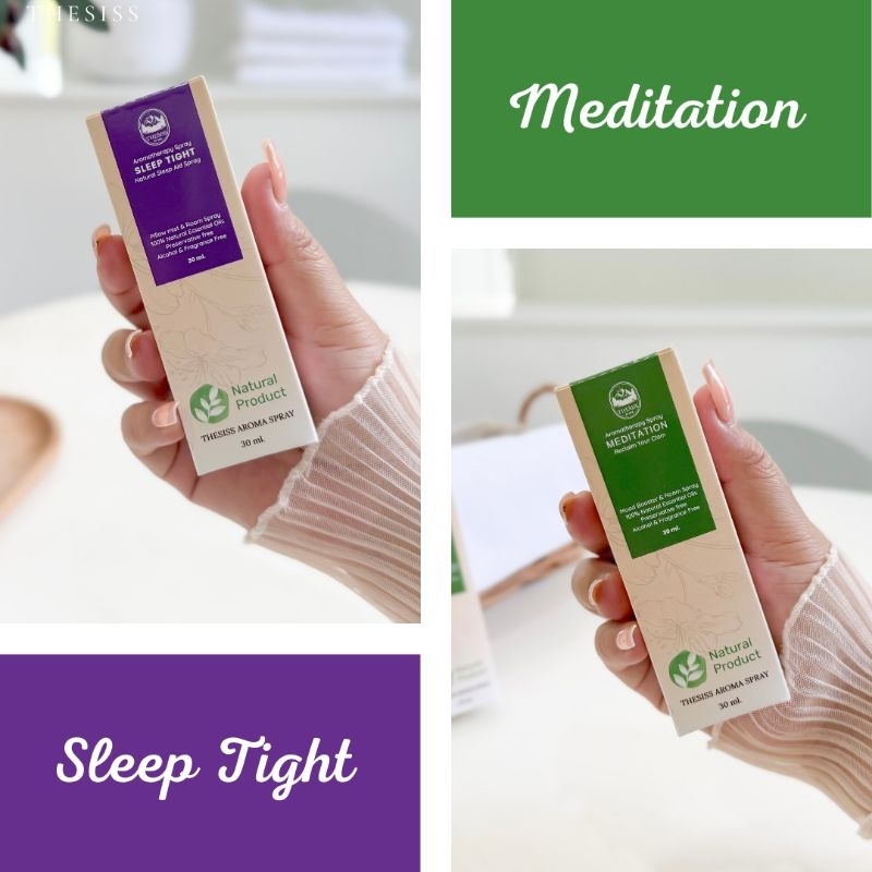 อโรม่า คู่ผ่อนคลาย หลับสบาย SleepTight + Meditation คลายความเครียดสะสม