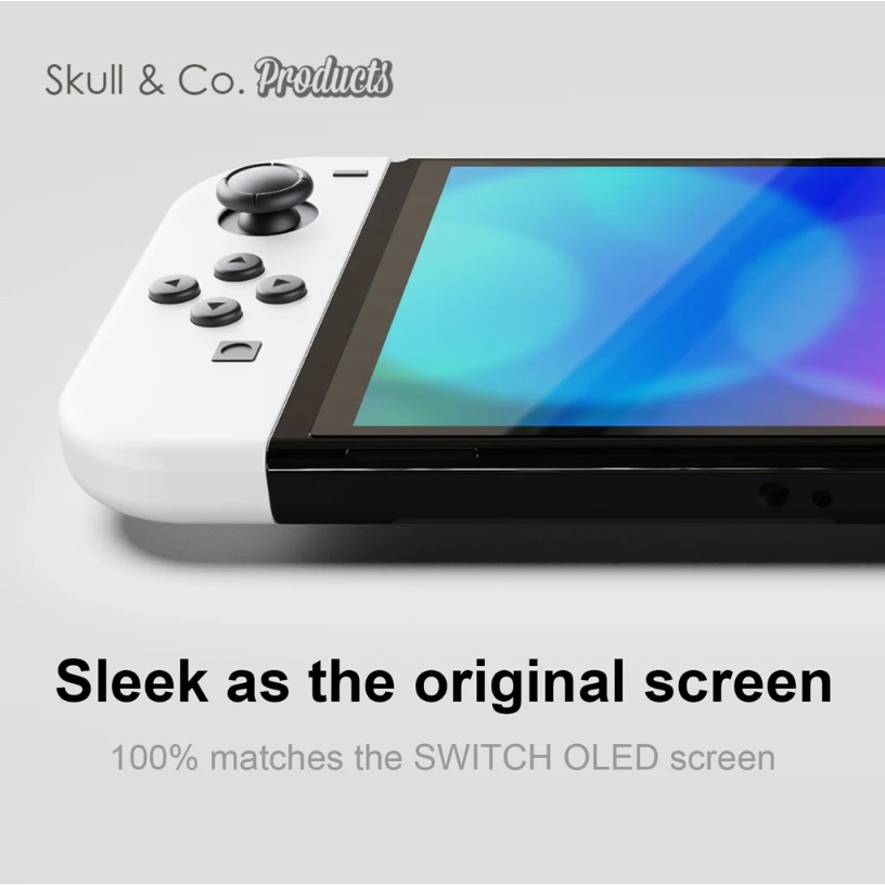 Skull & Co. Tempered Glass for Nintendo Switch OLED (2 Pack)