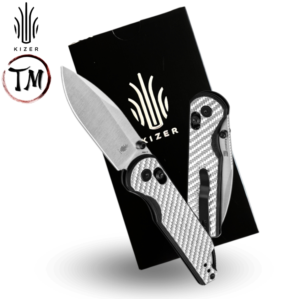 Kizer Assassin A3 มีด EDC ที่สมบูรณ์แบบ เหล็กNitro V เบากระทัดรัด ผสมผสานระหว่างความสะดวกและสไตล์