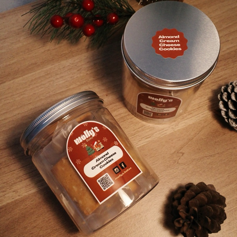 Almond Cream Cheese Cookies