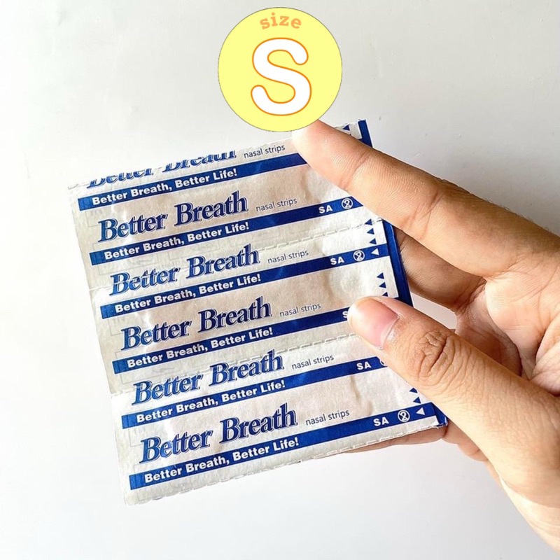 ไซส์S 1-12ปี(ไม่มีกล่อง)แผ่นแปะจมูก BetterBreath10ชิ้นนอนกรน คัดจมูกแผ่นแปะคัดจมูกที่แปะคัดจมูกแก้ปัญหานอนกรนลดกรนนอนกรน