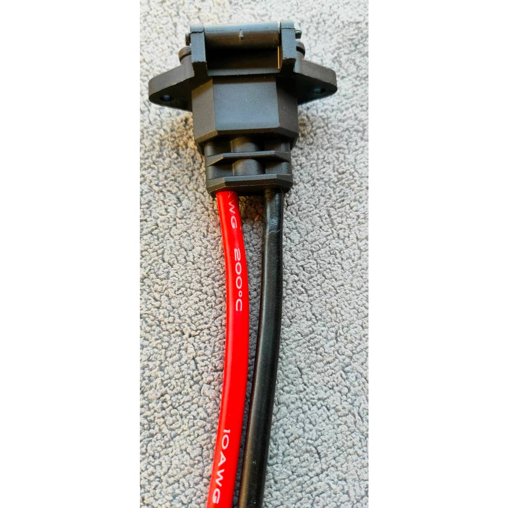 หัวต่อชาร์จ IEC สายไฟซิลิโคน 10 AWG ทน 200 องศา ขั้วชาร์จจักรยานไฟฟ้า สกู๊ตเตอร์ไฟฟ้า ปลั๊กชาร์จแบตเตอรี่ พร้อมส่งทันที
