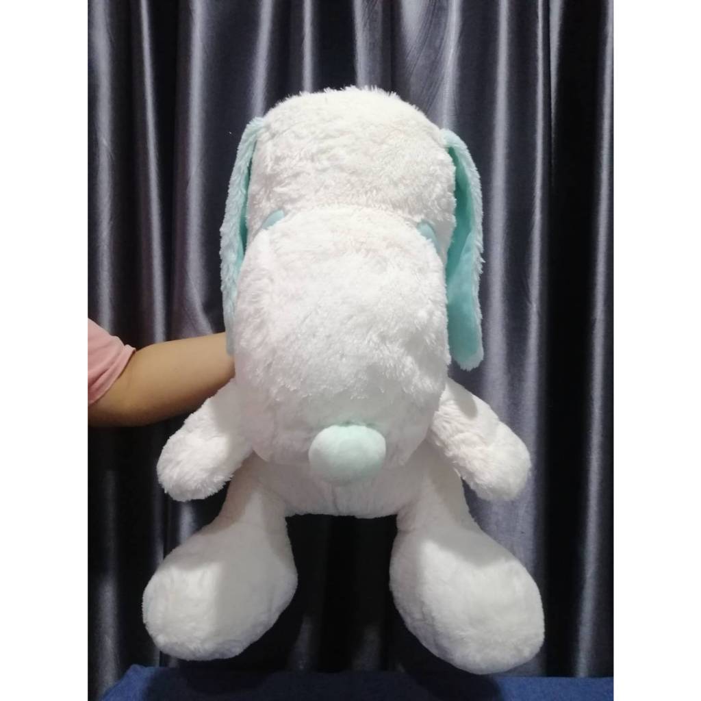 ตุ๊กตาสนูปี้ท่านั่ง ตัวใหญ่  ป้ายผ้า Snoopy ขนาด 18 นิ้ว