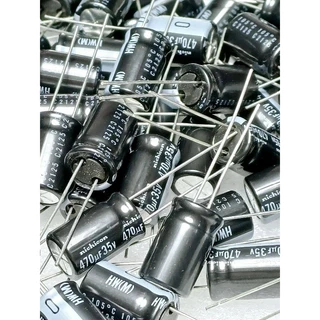Nichicon HW 470uf 35v Capacitor ตัวเก็บประจุ คาปาซิเตอร์