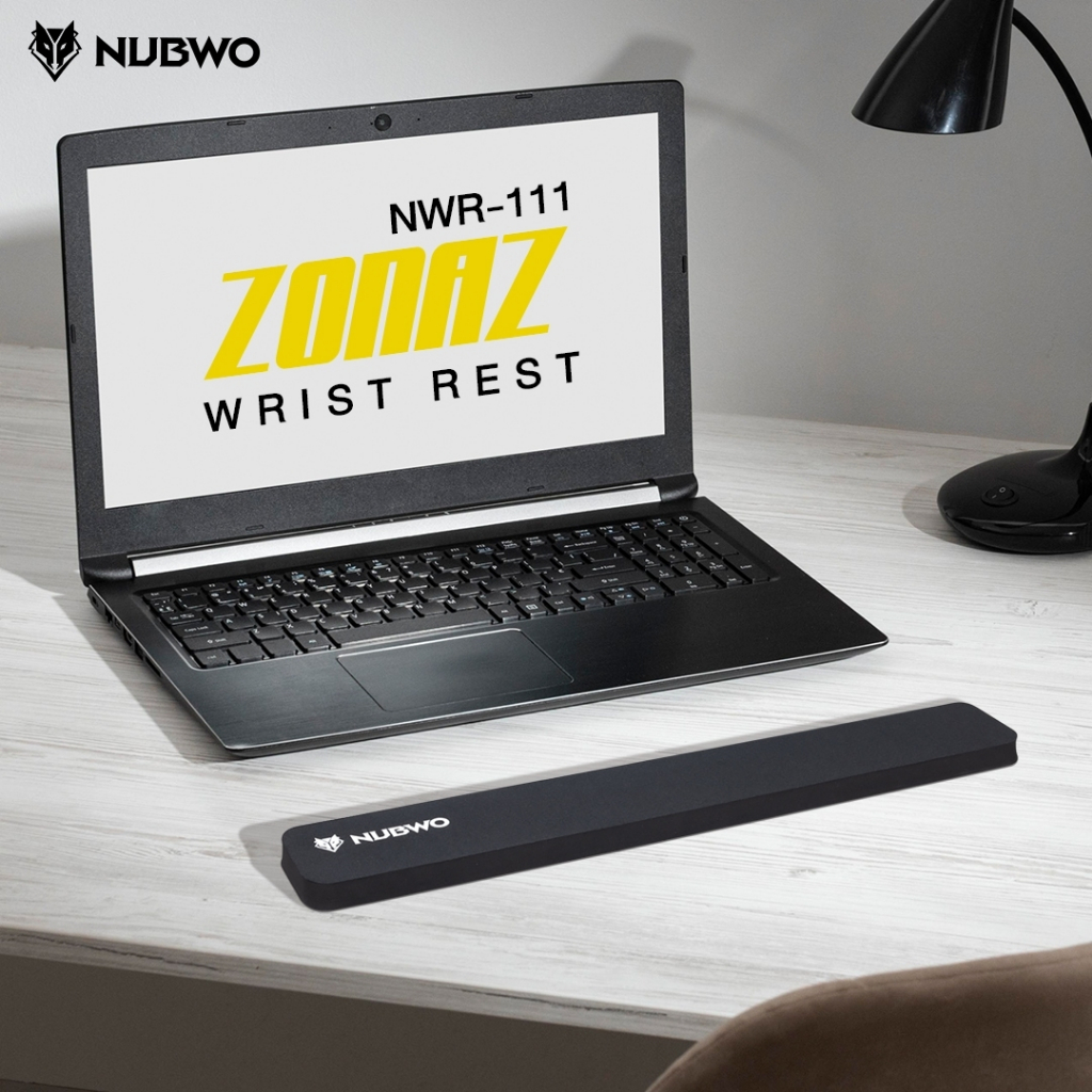 [กรุงเทพฯ ด่วน 4 ชั่วโมง] NUBWO ที่รองข้อมือ สำหรับคีย์บอร์ด ผ้าเนื้อนุ่ม ถนอมข้อมือ ใช้ได้เป็นเวลานาน รุ่น NWR-111