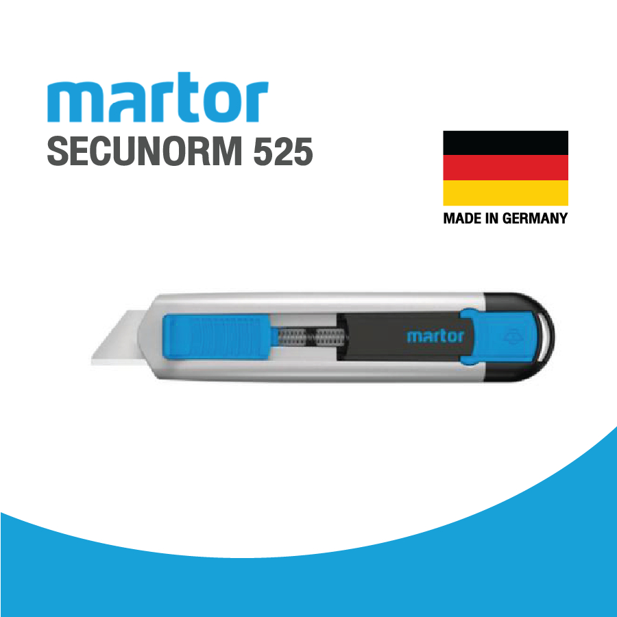 Martor Safety Cutter มีดคัตเตอร์เซฟตี้ คัตเตอร์นิรภัย รุ่น SECUNORM 525