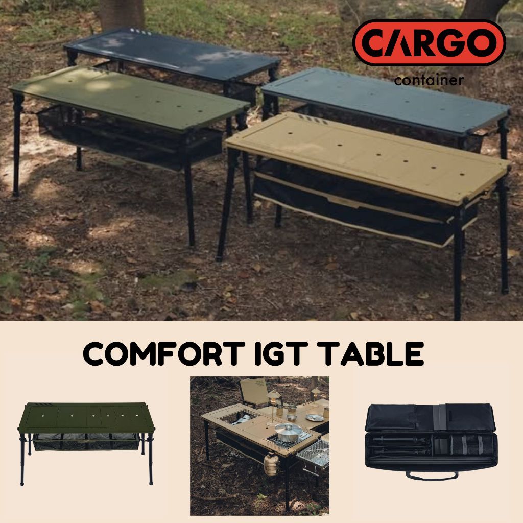 CARGO CONTAINER COMFORT IGT TABLE โต๊ะแคมป์ปิ้ง โต๊ะอเนกประสงค์ พร้อมส่ง