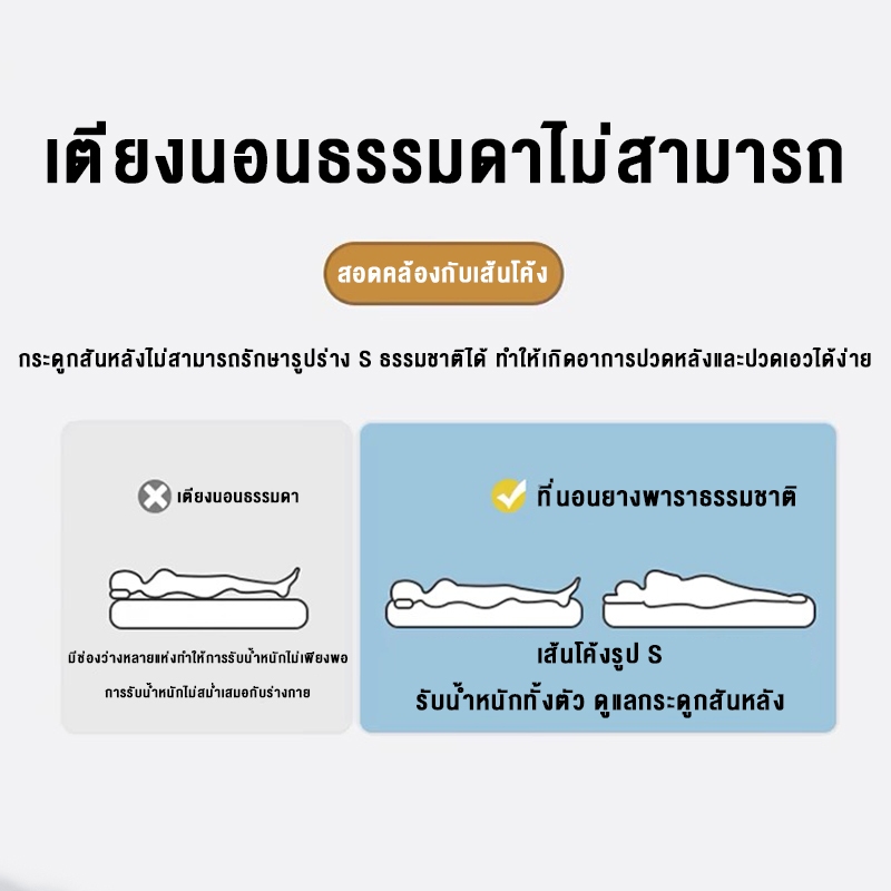 ที่นอน ที่นอนยางพารา