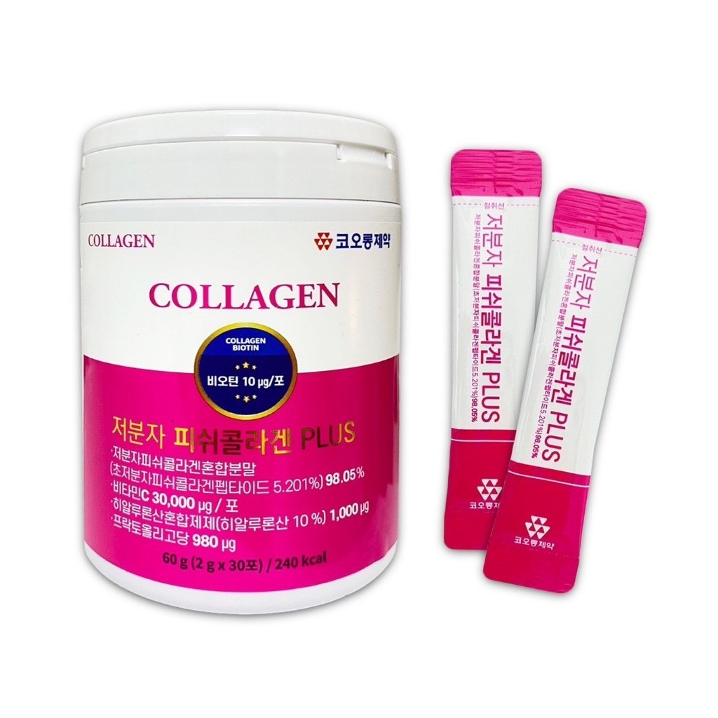 KOLON Absolut Collagen Biotin Plus 1 กระปุก 30 ซอง คอลลาเจนพรีเมียม + วิตามิน