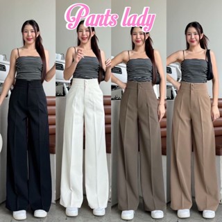 PT31 กางเกงขากระบอก ใหญ่ พรางหุ่นสะโพก เอวสูง กางเกงยายาว ผู…