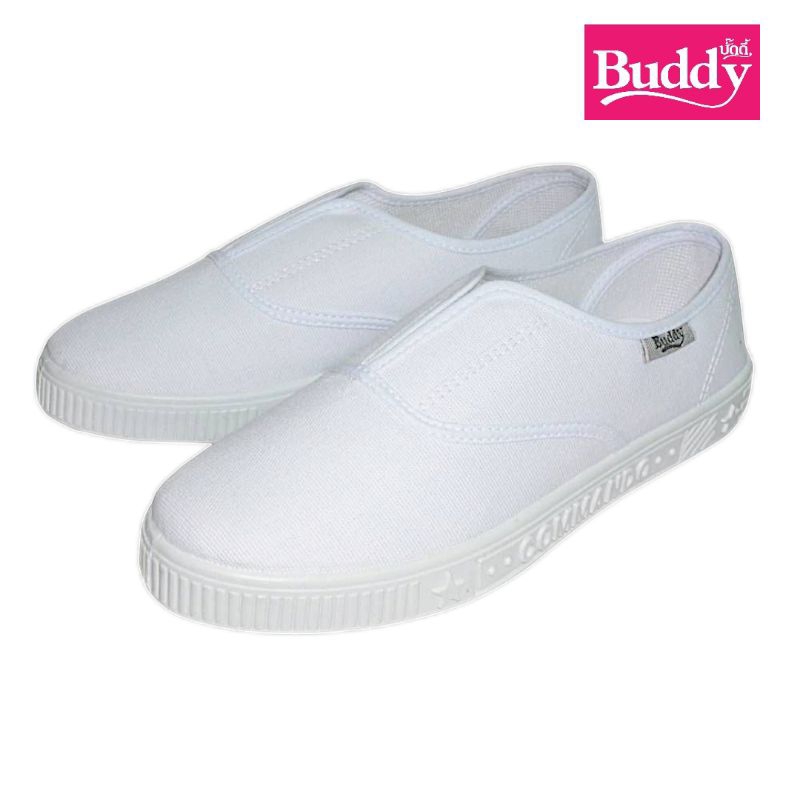 ✅จัดโปร💥Buddy รองเท้าผ้าใบหญิงและชาย(พื้นหนาซับบาง)ใส่สบาย รุ่น BC-101 Size 35-42
