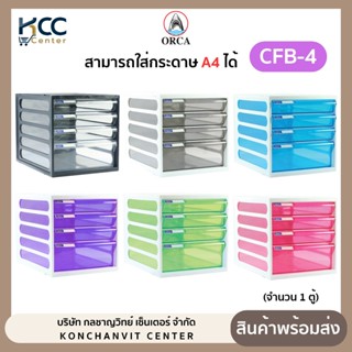 ตู้ลิ้นชัก ตู้เอกสาร 4 ชั้น รุ่น CFB-4 Orca ออร์ก้า มีหลายสี…