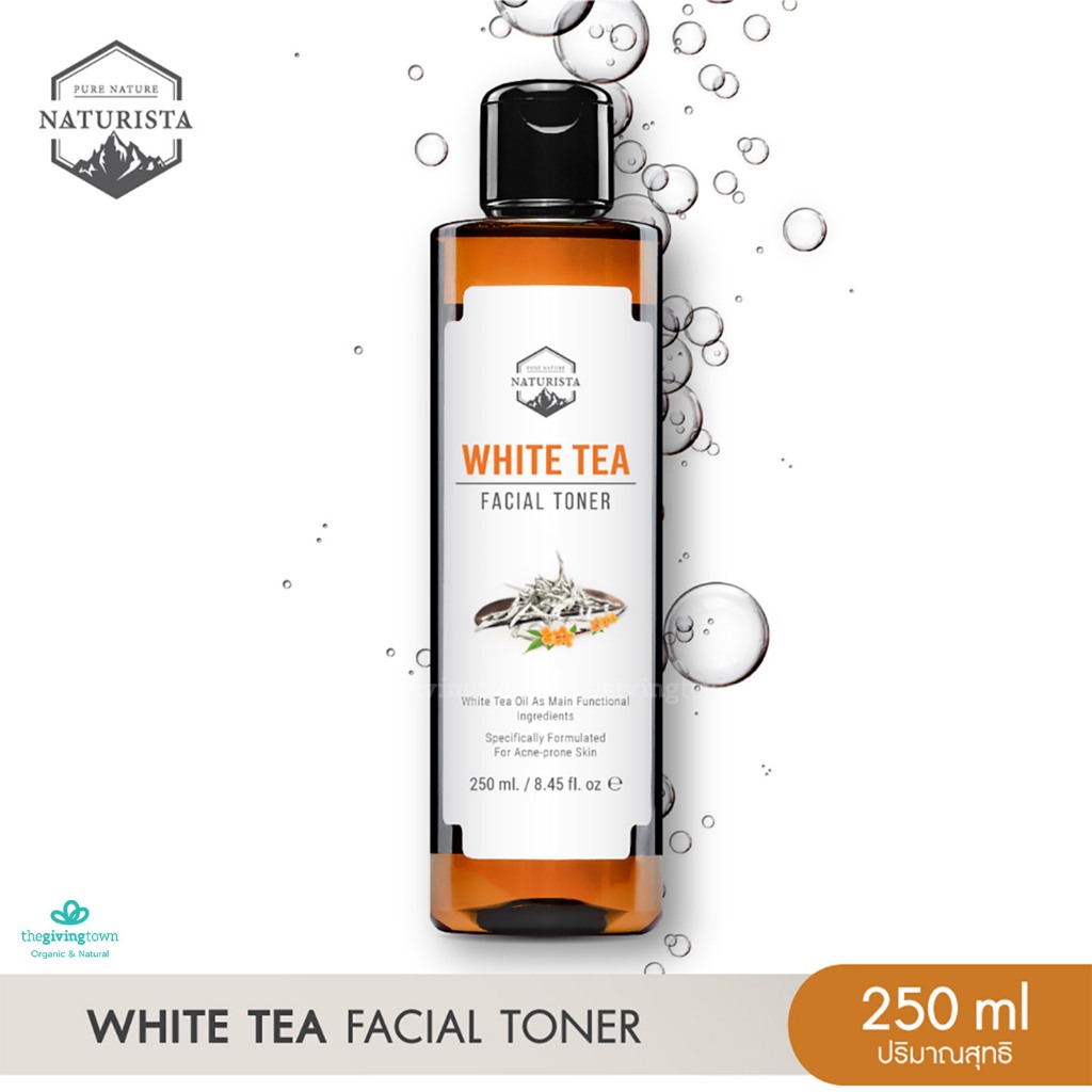 Naturista โทนเนอร์ชาขาว 250 มล. White Tea Facial Toner
