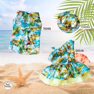 PetSociety เสื้อหมา​ เสื้อแมว ชุดคู่ซัมเมอร์ ฮาวาย Summer
