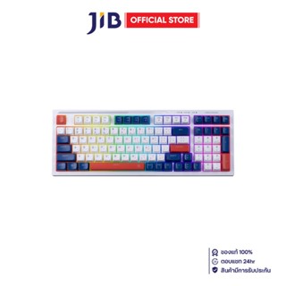 KEYBOARD (คีย์บอร์ด) EGA TYPE K10 (WHITE-BLUE) (MEMBRANE SWI…