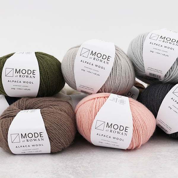 MODE at ROWAN Alpaca Wool ไหมขนาด 50g. Made in Romania (M100005)