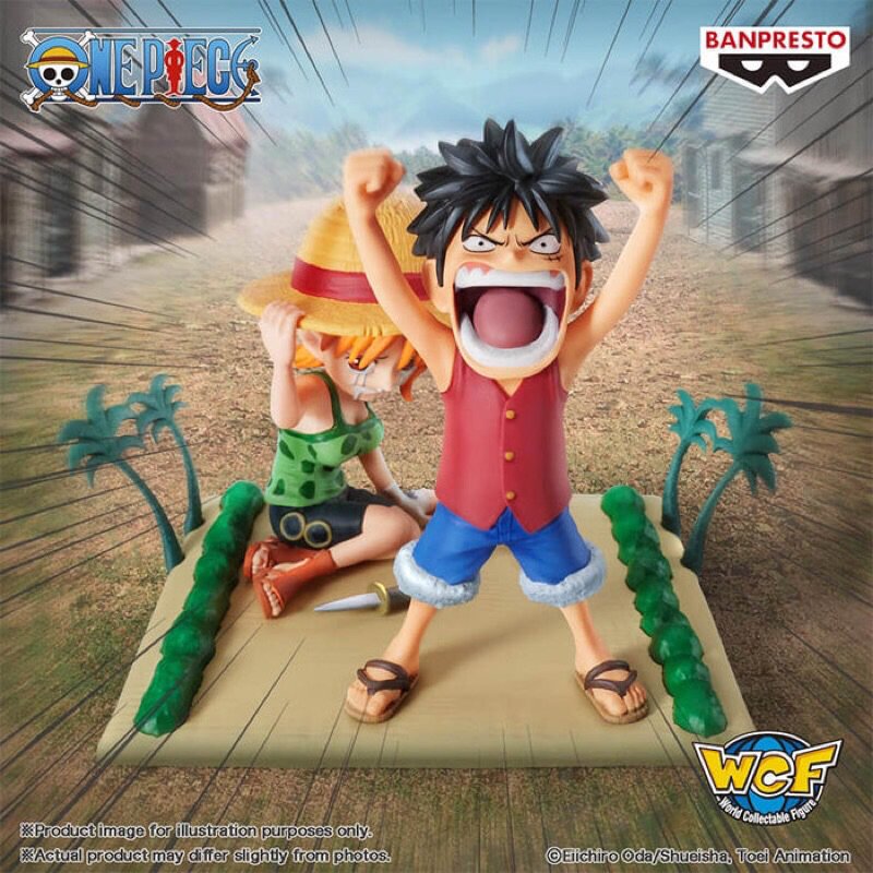 Banpresto World Collectable Figure (WCF) Log Stories Monkey D. Luffy & Nami ของใหม่ 😊