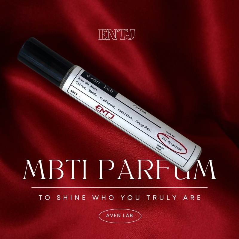 น้ำหอม MBTI by Aven Lab กลิ่น ENTJ | น้ำหอมผู้ชาย น้ำหอมพกพา ขนาด 10ml.
