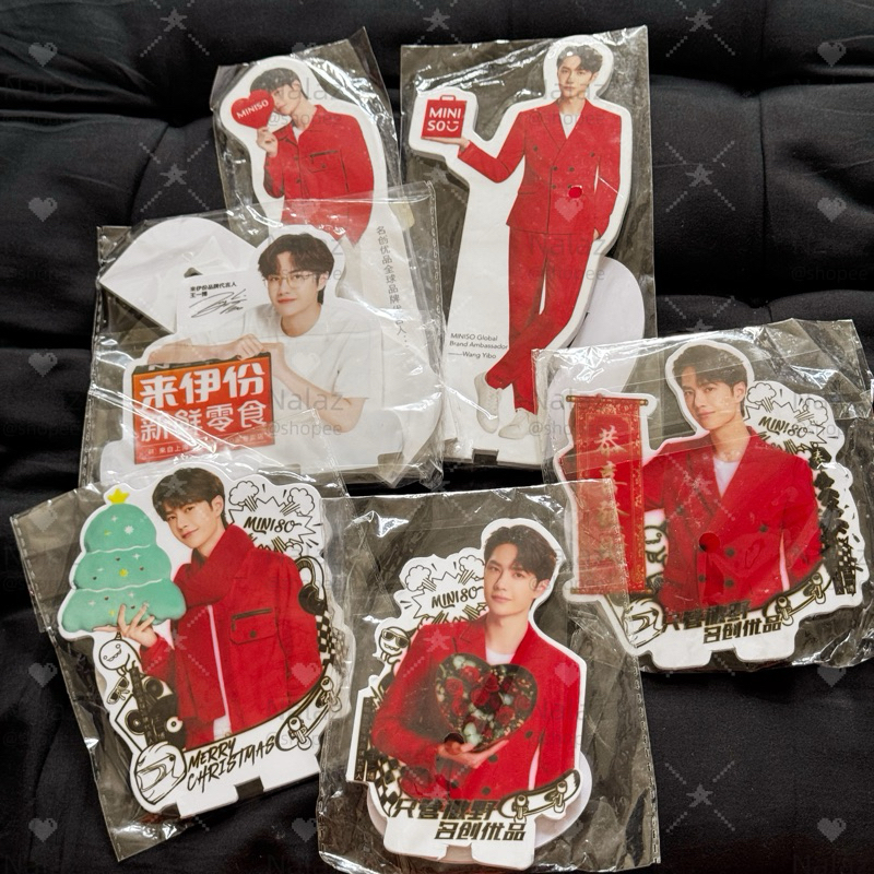 พร้อมส่ง‼️หายากแล้ว สแตนดี้ Lyfen Miniso หวังอี้ป๋อ Wang Yibo ของแท้ Official