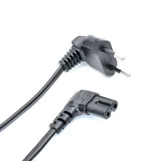 สาย AC C7 แบบหัวงอ 90องศา ยาว 2เมตร / 3เมตร / 5เมตร มีแบบปลั๊กงอและตรงให้เลือกด้วย ใช้กับ ลำโพง samsung tv ps5 ps4