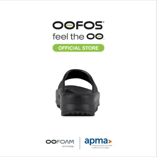 OOFOS Oomega Ooahh Black รองเท้าเพื่อการฟื้นฟู