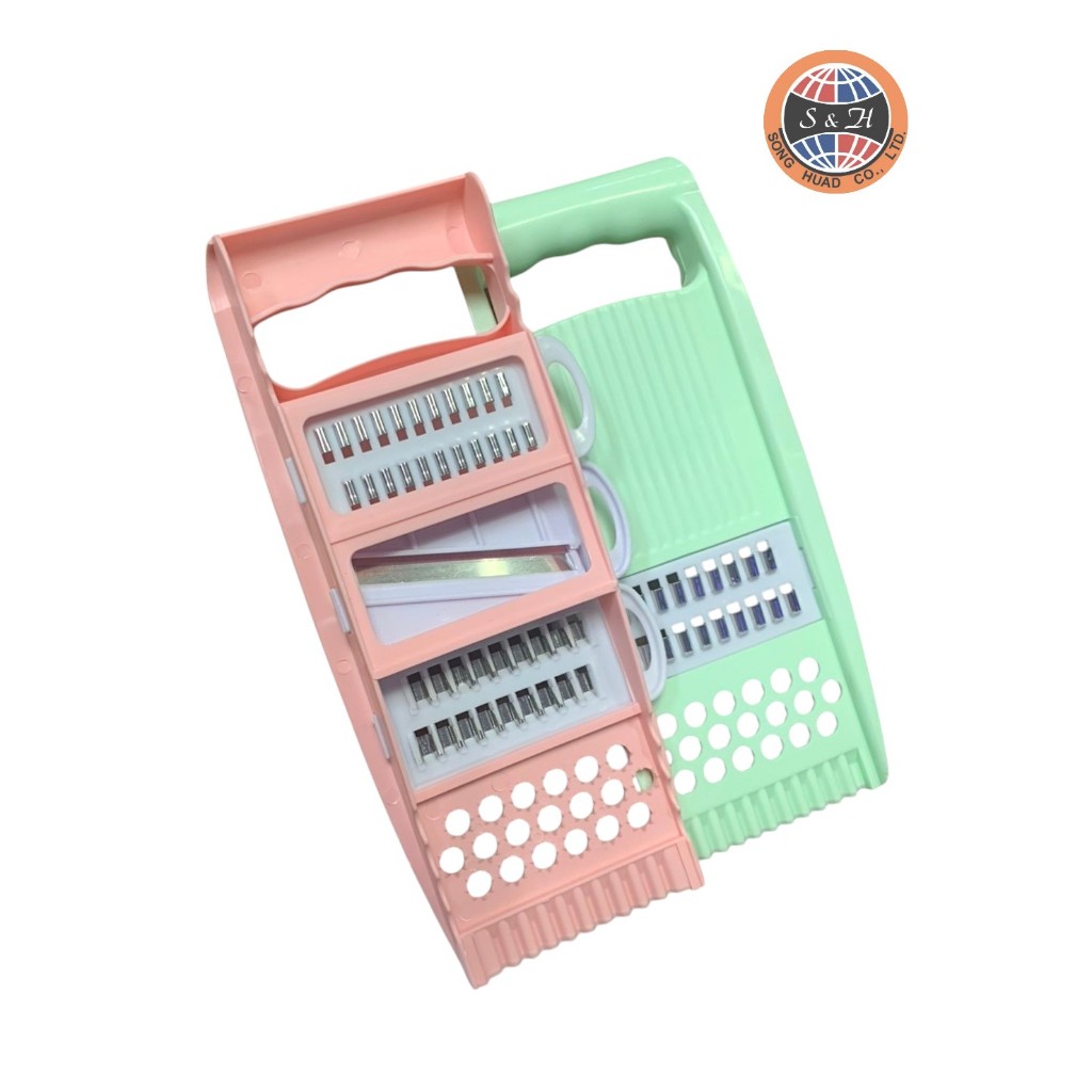 ที่ขูดผักและผลไม้ 5 in 1, ชุดเครื่องมือตัดผักและผลไม้,ที่ขูด, สไลด์ ผักผลไม้ ที่ขูดมะละกอ ที่สไลด์ผัก No.1276