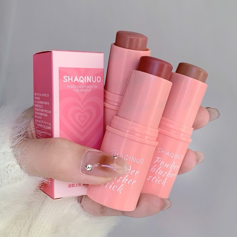 :: S-887 :: SHAQINUO Powder Blusher Stick บลัชออนเนื้อครีม เนื้อแมตต์ บลัชออนครีมสติ๊ก