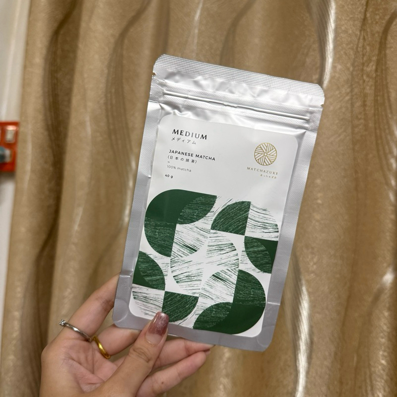 [พร้อมส่ง] MATCHAZUKI ผงชาเขียวมัทฉะพรีเมี่ยมจากญี่ปุ่น | เกรด MEDIUM  | ขนาด 40g