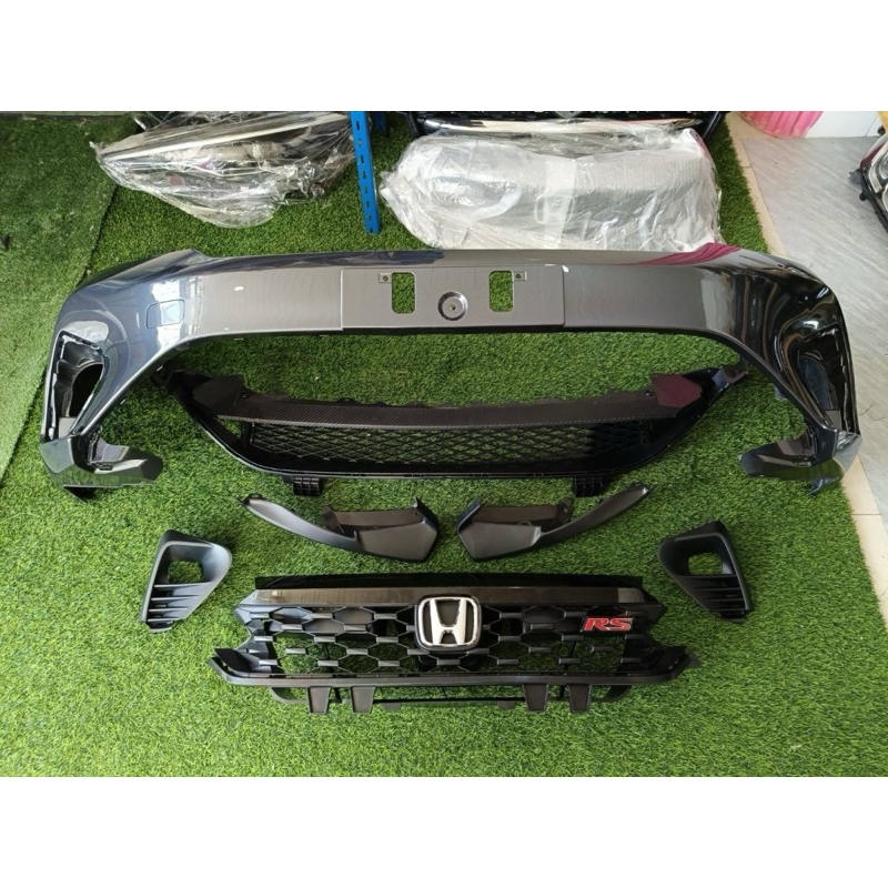 City Rs ชุดกันชนหน้าครบชุดพร้อมใส่ตรงรุ่น สามารถใส่แปลงหน้าได้ตั้งแต่ปี 2020-ปัจจุบัน (สีเทาเมทิเออร