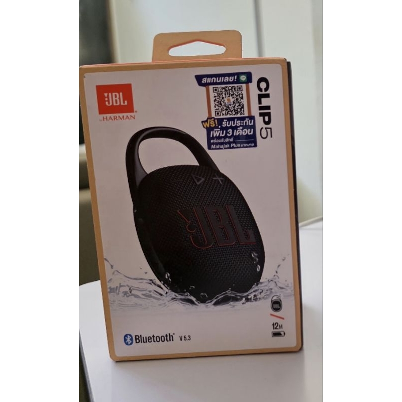 ลำโพง jbl clip 5 สีดำ มือสอง ของแท้จาก it city
