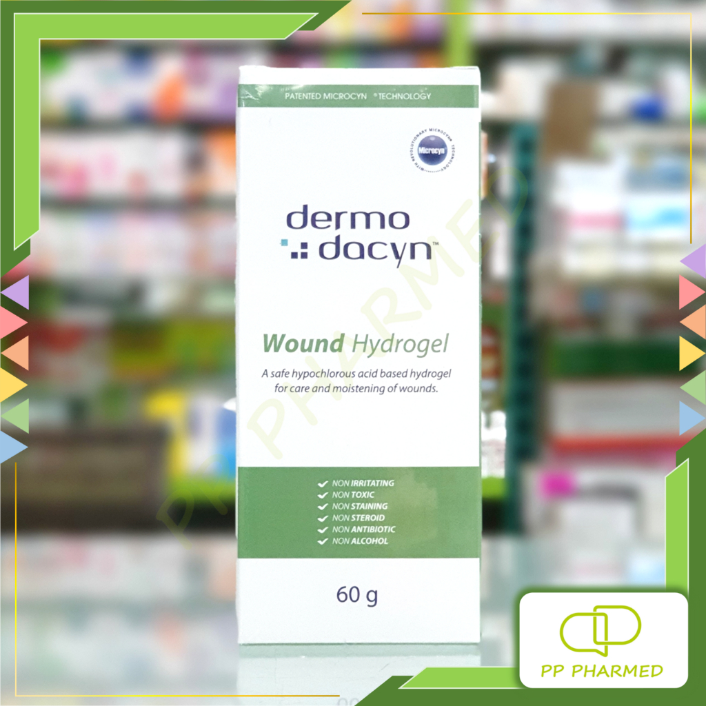 Dermodacyn เจลพ่นรักษาแผลและผิวหนัง เพิ่มความชุ่มชื้น Wound Hydrogel 60g