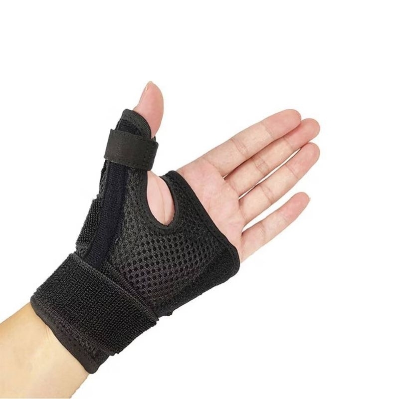 อุปกรณ์ปฐมพยาบาล thumb splint ดามโคนนิ้วโป้ง ข้อมือด้านฝั่ง เสริมแกนแข็ง2 แกน รองรับสรีระประคองโคนนิ้วโป้ง ลดการขยับนิ้ว