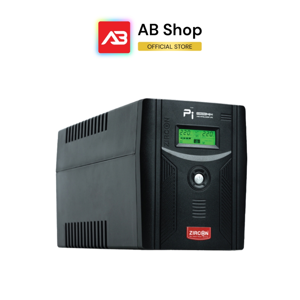 ZIRCON เครื่องสำรองไฟ Line Interactive UPS 2000VA/1400W รุ่น PI-2000VA/1400W