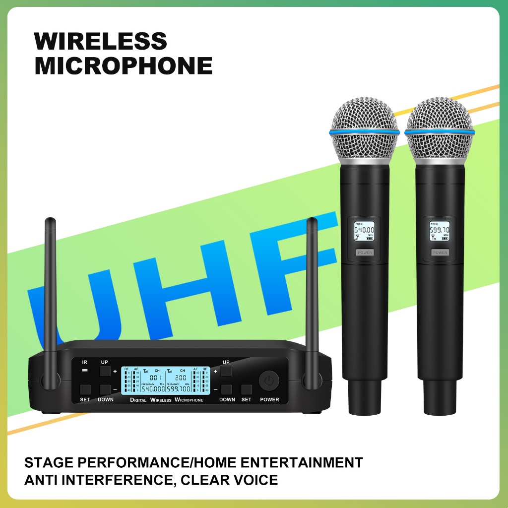 glxd4 ไมค์ไร้สาย Wireless microphone ไมค์ลอย ไมค์ลําโพง ไมโครโฟนไร้สาย ครอบครัวร้องเพลง KTV