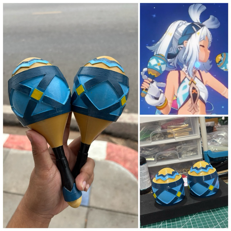 พร็อพมาราคัส Mualani Genshin | สินค้างานแฮนด์เมด