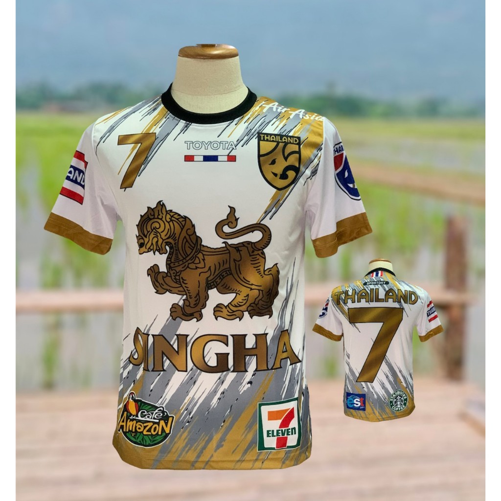 เสื้อกีฬา เสื้อออกกำลังกาย พิมพ์ลายในเนื้อผ้านุ่ม ผ้าไมโครสปอร์ตใส่สบาย
