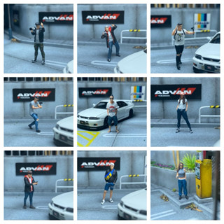 ฟิกเกอร์1/64 โมเดลคนจิ๋ว   งานแฮนด์เมด วัสดุ เรซิ่น ปริ้น 3D…