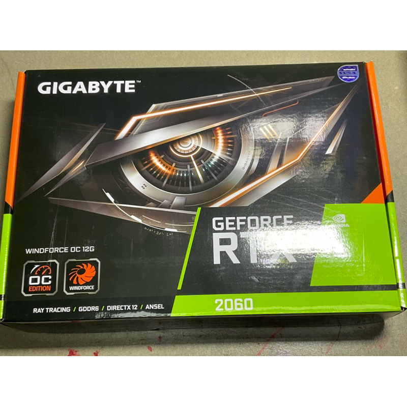 VGA (การ์ดแสดงผล) GIGABYTE RTX2060 WINDFORCE 2OC 12GB GDDR6 192bit (GV-N2060WF2OC-6GD)