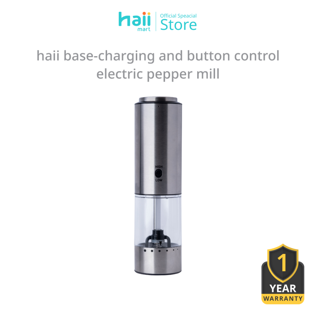 [ลด 200.-] Haii Mart – Electric Pepper Mill คือ เครื่องบดพริกไทย เกลือ และธัญพืช ไฟฟ้า (013) ราคา ถูกที่สุด ดีลบีเคเค แกลเลอรีภาพที่ 8