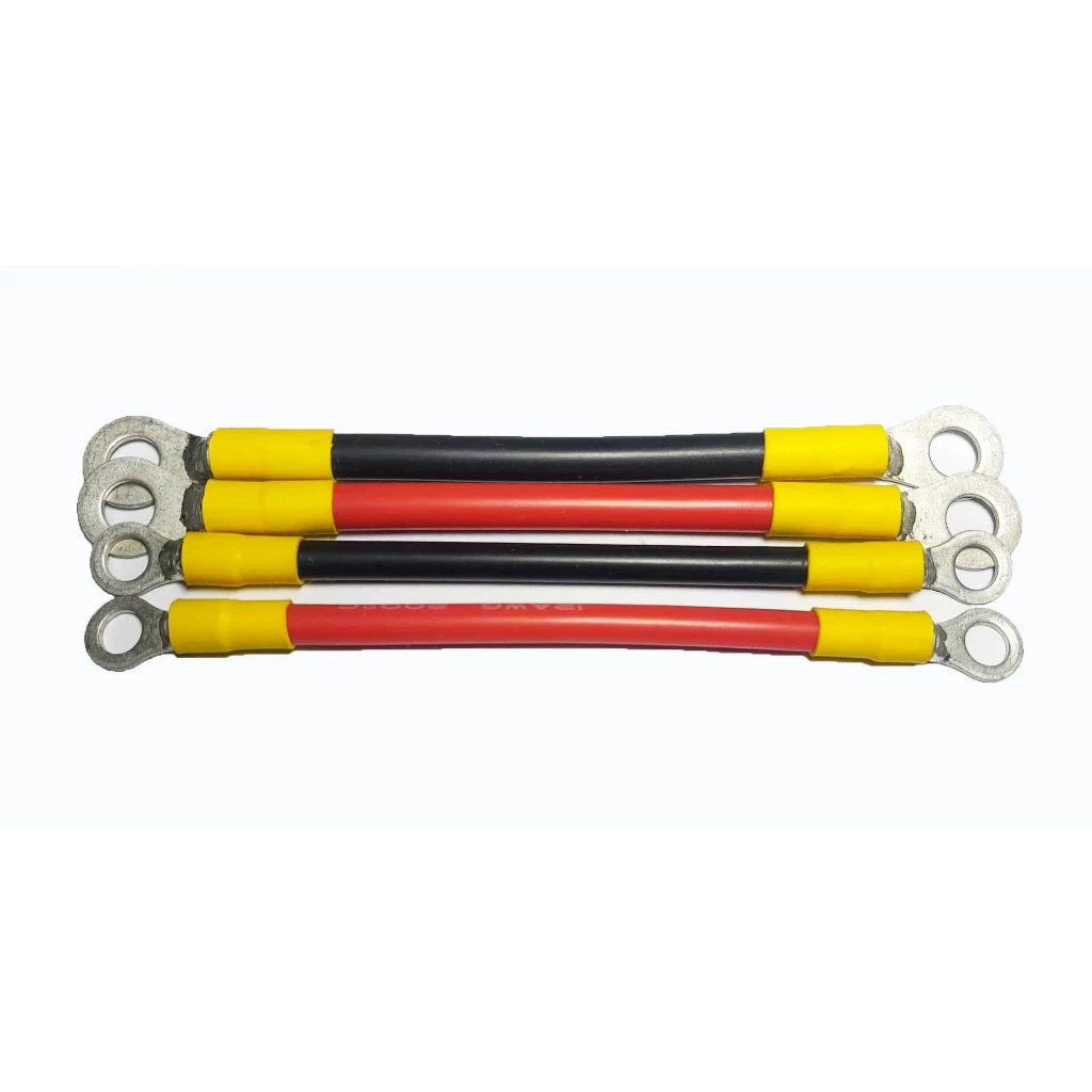 [[ส่งจากไทย]] สายบาลานซ์แบตเตอรี่ หางปลา สายไฟซิลิโคนขนาด 12awg,10awg และ 8awg จำนวน 1คู่ (สีดำ-แดง)