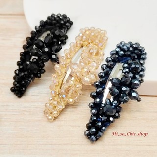 (ได้ 2 ชิ้น) กิ๊บป๊อกแป๊ก งานแฮนด์เมด ใส่ออกงาน ตกแต่งด้วยเม…