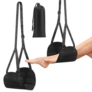 เปลวางเท้า พกพา เหมาะสำหรับเดินทาง ขนาดเล็ก Travel Aid Footrest Hammock ที่วางเท้า ปรับได้