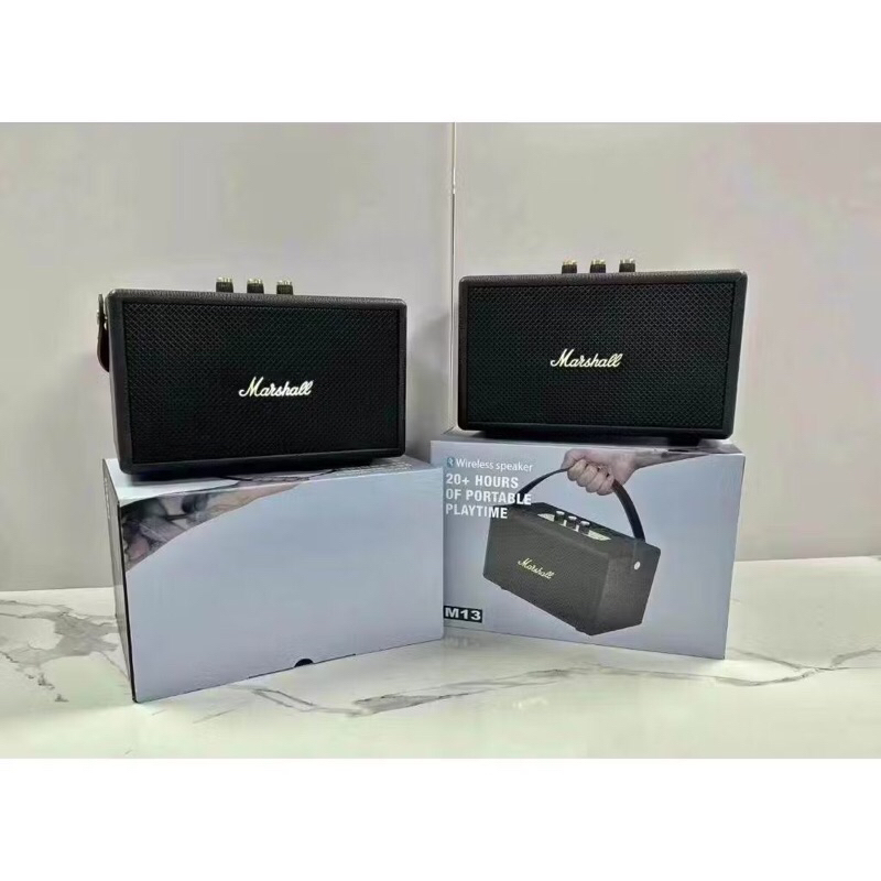 ลำโพงบลูทูธ รุ่น M13 รองรับAUX/TF/USB ปรับเบสได้ ดีไซน์สวย เบสแน่น มีหูหิ้วในตัว พร้อมส่งภายใน24ชม.