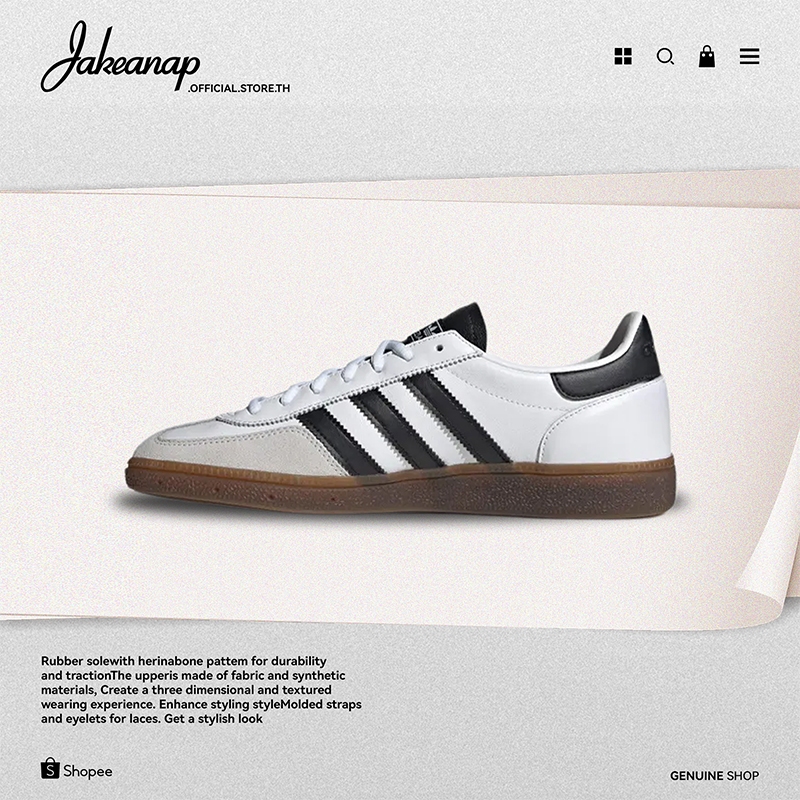 Adidas Originals Handball Spezial White Black Gum IE3403 [ ของแท้100% ]