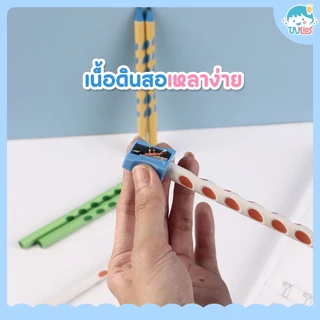 ดินสอแท่งใหญ่ รหัส PCJ รุ่นHB คละสี ทนทานพิเศษไม่แตกหักง่าย สลักชื่อได้ฟรี
