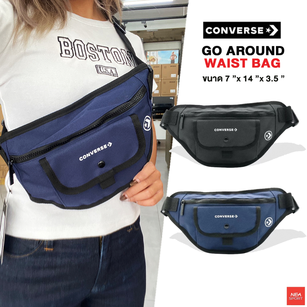 [ลด30% เก็บโค้ด 2509FASHDD] Converse GO AROUND WAIST BAG กระเป๋าคาดเอว คาดอก คอนเวิร์ส แท้