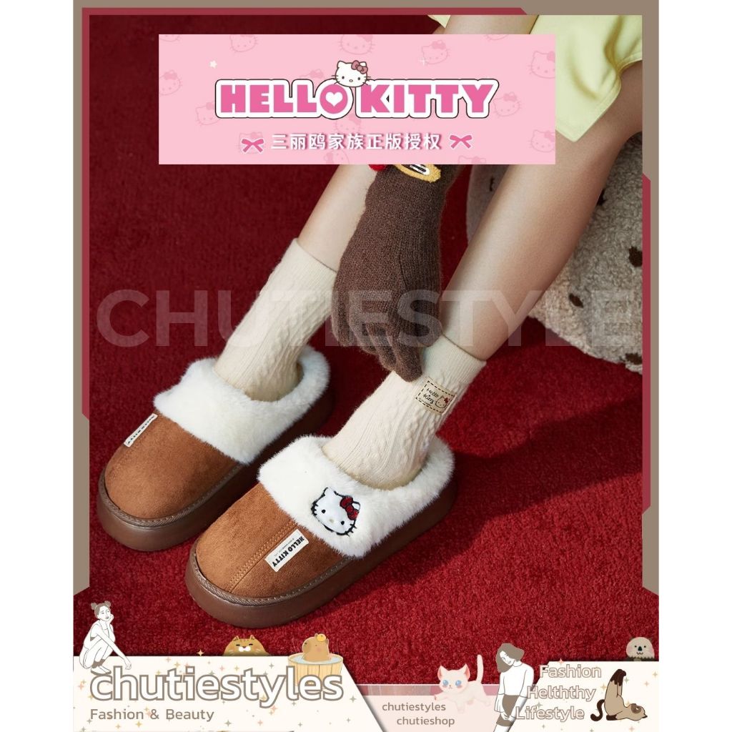 Pre Order รองเท้า Gukoo Hello kitty ของแท้ 100% จาก Official ค่ะรองเท้าแตะสุดนุ่ม น่ารัก